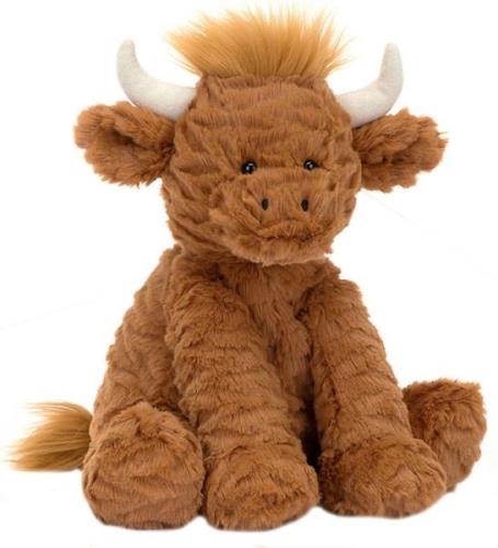 Jellycat Bamse - 13x23xcm - Fuddlewuddle Highland Cow