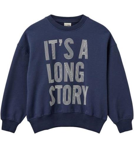 Sofie Schnoor Sweatshirt - Dark Navy m. Print