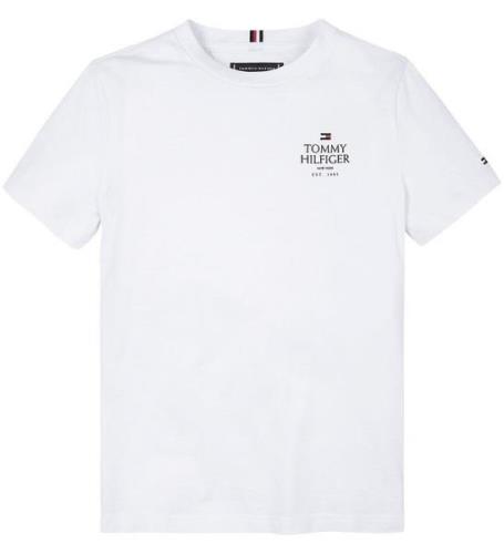 Tommy Hilfiger T-shirt - TH Logo Puff - White