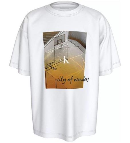 Calvin Klein T-shirt - City Scene Rlxd - Bright White