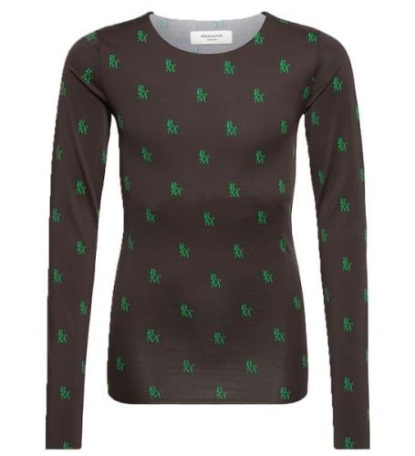 Rosemunde Bluse - Rsmn Monogram Green Print