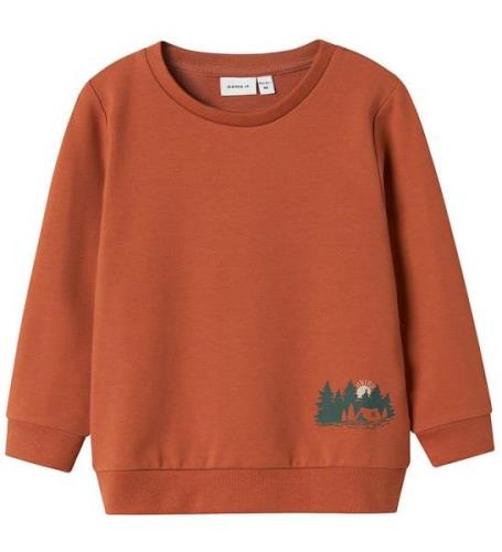 Name It Sweatshirt - NmmLava - Baked Clay