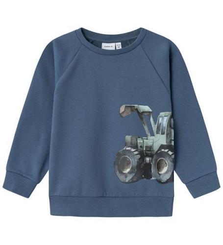 Name It Sweatshirt - NmmNiklo - Bering Sea m. Traktor