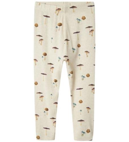 Name It Leggings - NmfNatasja - Peyote Melange m. Svampe