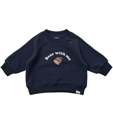 Sofie Schnoor Sweatshirt - Dark Blue m. Print