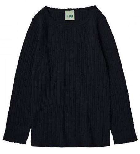 FUB Bluse - Uld - Dark Navy