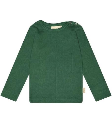 Petit Piao Bluse - Rib - Modal - Emerald Green