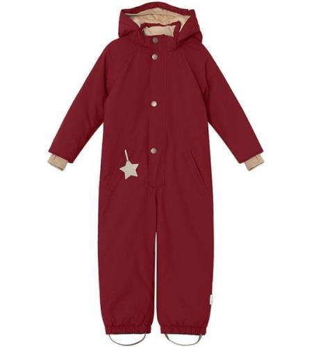 Mini A Ture Flyverdragt - Wanni Fleece - Red Merlot