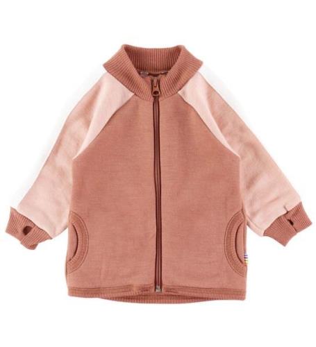 Joha Cardigan - Uld - Rosa/Brun