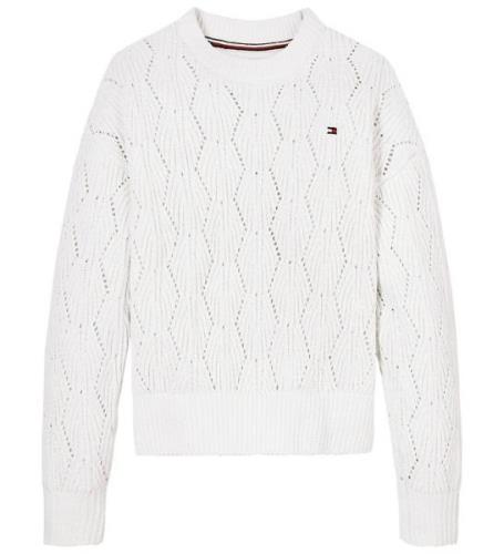 Tommy Hilfiger Bluse - Strik - Chenille - Ivory Petal