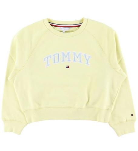 Tommy Hilfiger Sweatshirt - Lemon Zest m. LyseblÃ¥