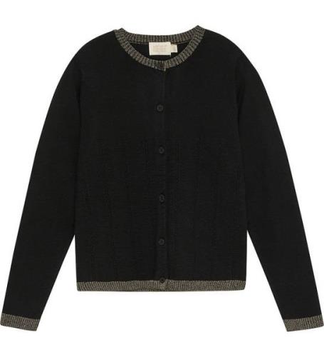 Creamie Cardigan - Pointelle - Black