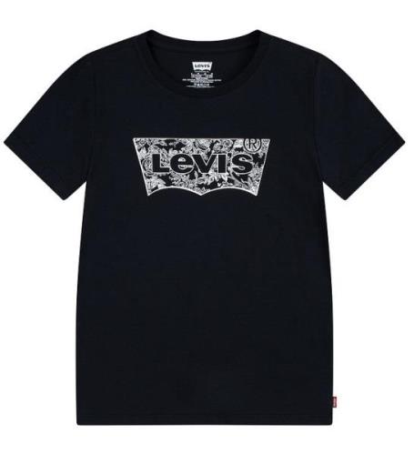 Levis T-shirt - Jet Black/Hvid m. Logo