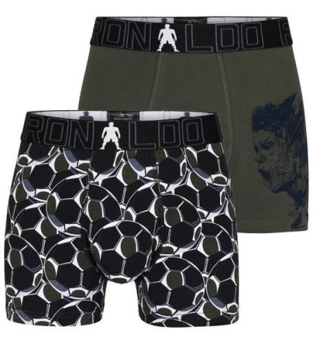 Ronaldo Boxershorts - 2-pak - Sort/ArmygrÃ¸n