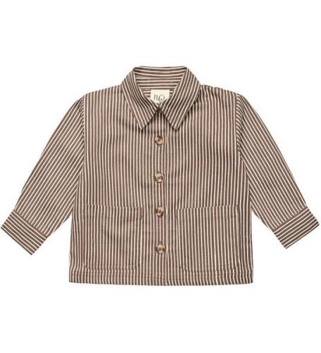 Flöss Skjorte - Bob - Roast Brown Stripe