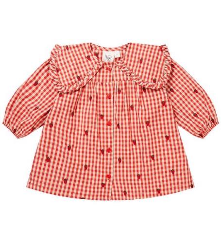 Flöss Kjole - Molly - Berry Gingham