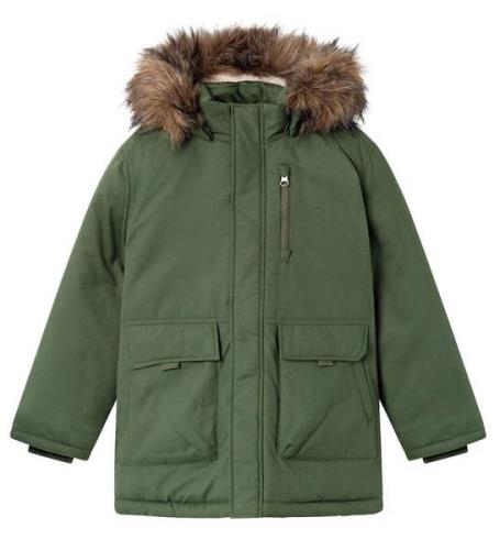 Name It Vinterjakke - NkmMaster05 Parka - Thyme