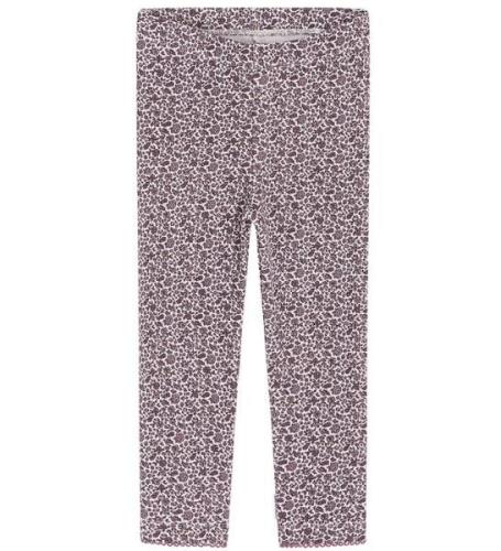 Hust and Claire Leggings - Vaflet - Lamia - Gray Lilac m. Blomst