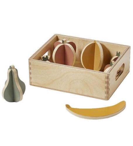 Flexa Play Legemad - Frugter - Multicolors/Naturalwood