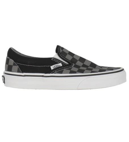 Vans Sko - Classic Slip-On - Sort/Pewter Checkerboard