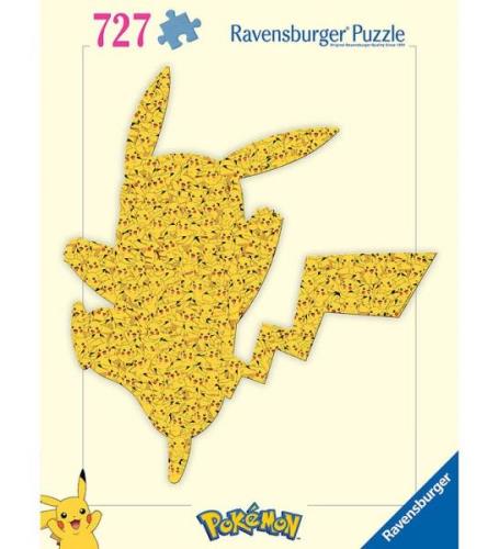 Ravensburger Puslespil - 727 Brikker - PokÃ©mon Shaped Pikachu