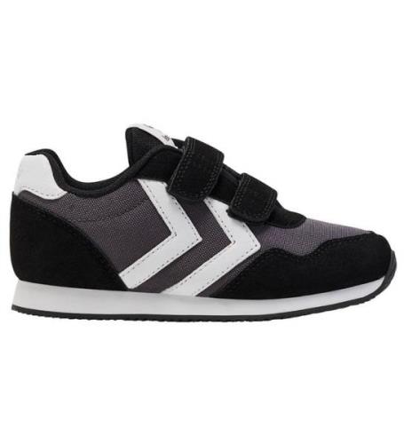 Hummel Sko - Reflex Double Multi JR - Black/Asphalt