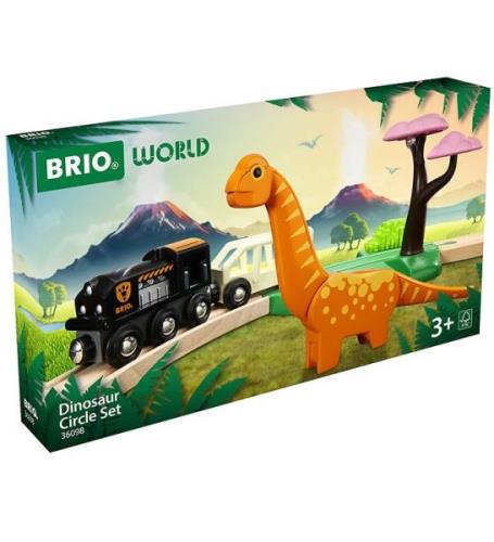 BRIO World Togbane - CirkelsÃ¦t Dinosaur - 12 Dele - 36098