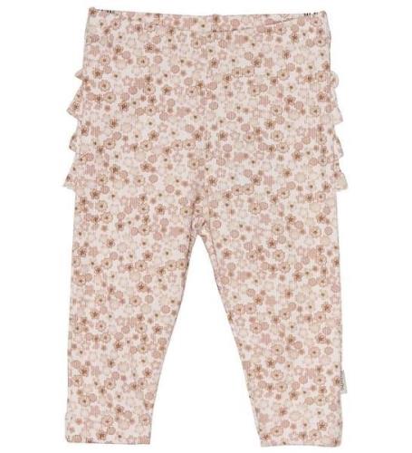 Minymo Leggings - Rib - Bamboo - Soft Pink