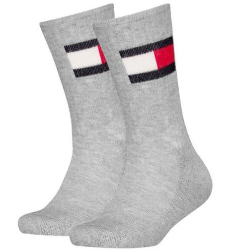 Tommy Hilfiger Strømper - 2-pak - Grey Melange