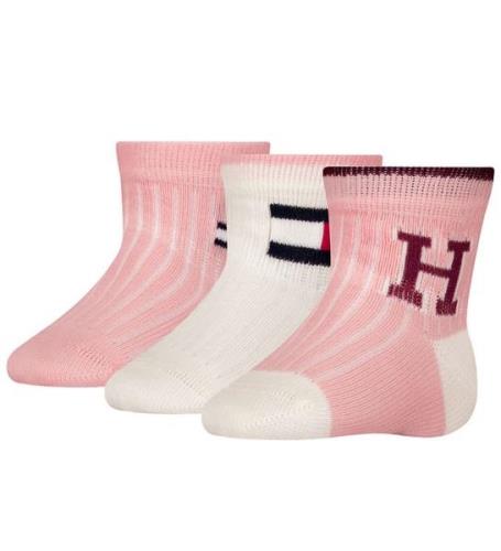 Tommy Hilfiger Strømper - 3-pak - Gaveæske - Soft Pink