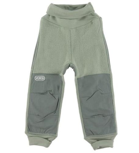 Voksi Bukser - Fleece - Uld - MistyGreen