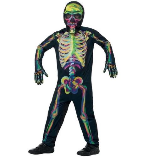 Smiffys Udklædning - Glow In The Dark Skeleton - Multi