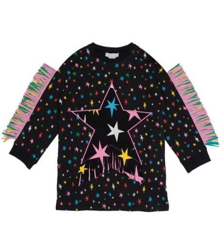 Stella McCartney Kids Kjole - Sort Colourful/Stjerner