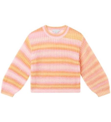 Stella McCartney Kids Bluse - Strik - Colourful Rosa/Orange