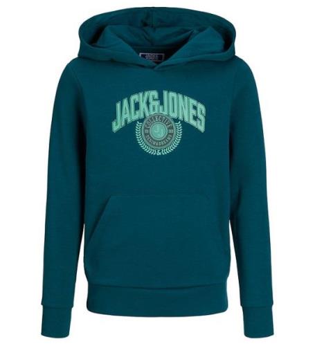 Jack & Jones Hættetrøje - JjKam - Deep Teal