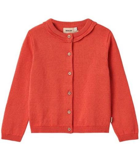 Wheat Cardigan - Strik - Amy - Candy Red