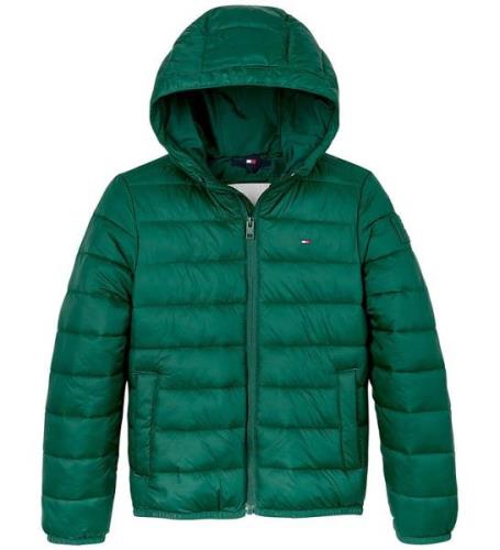 Tommy Hilfiger Dynejakke - U Lightweight - Ornamental Green