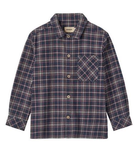 Wheat Skjorte - Oscar - Navy Check