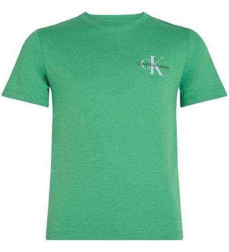 Calvin Klein T-Shirt - Chest Monogram - Vintage Green