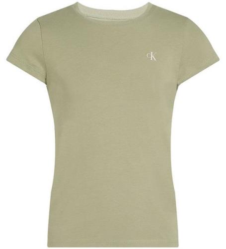 Calvin Klein T-shirt - 2-pak - Slim Monogram - Turtledove/Misty