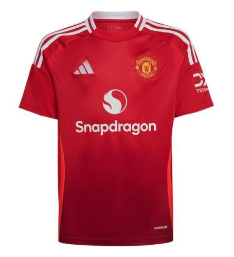 adidas Performance T-shirt - MUFC - RÃ¸d/Hvid