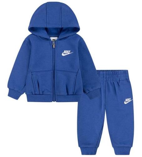 Nike Sweatsæt - Cardigan/Sweatpants - Game Royal