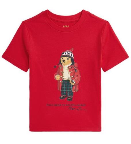 Polo Ralph Lauren T-shirt - Rød m. Bamse