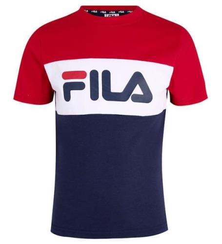 Fila T-shirt - Balimo - Black Iris-True Red-Bright White