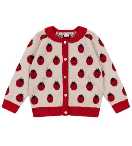 Konges Sløjd Cardigan - Strik - Uld - Belou - Ladybug