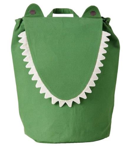 ferm Living Opbevaringskurv - Crocodile - Artichoke Green