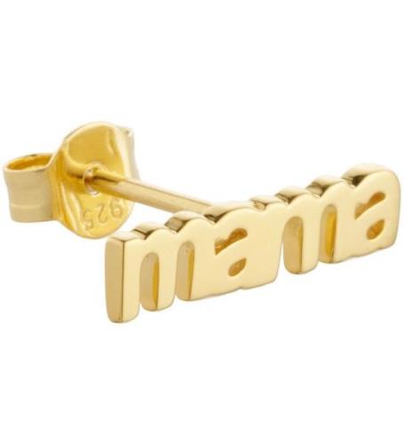 Design Letters Ã?rering - 1 stk. - MAMA - 18K Guldbelagt