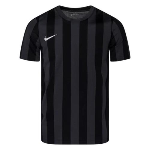 Nike Spilletrøje DF Striped Division IV - Grå/Sort/Hvid