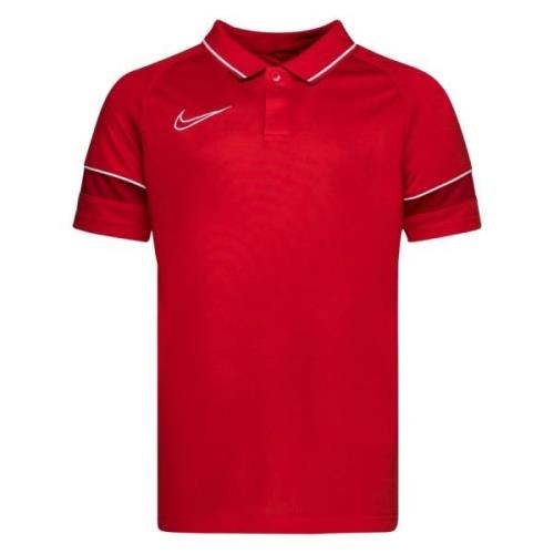 Nike Polo Dri-FIT Academy 21 - Rød/Hvid Børn