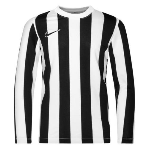 Nike Spilletrøje Dri-FIT Striped Division IV - Hvid/Sort Lange Ærmer B...